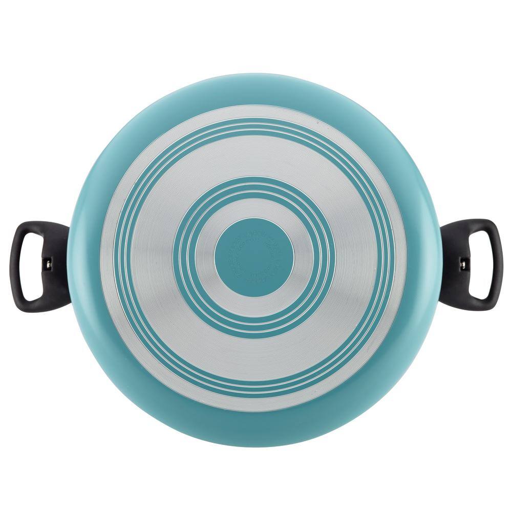 Aqua Aluminum Nonstick 10.5-Quart Covered Stockpot