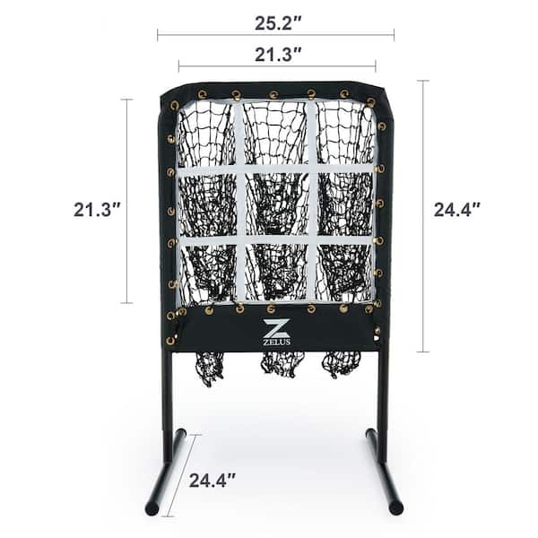 ネット　９ｍ×２ｍ 2 x 2 ft. Pitching Net Height Adjustable Baseball Net with 9