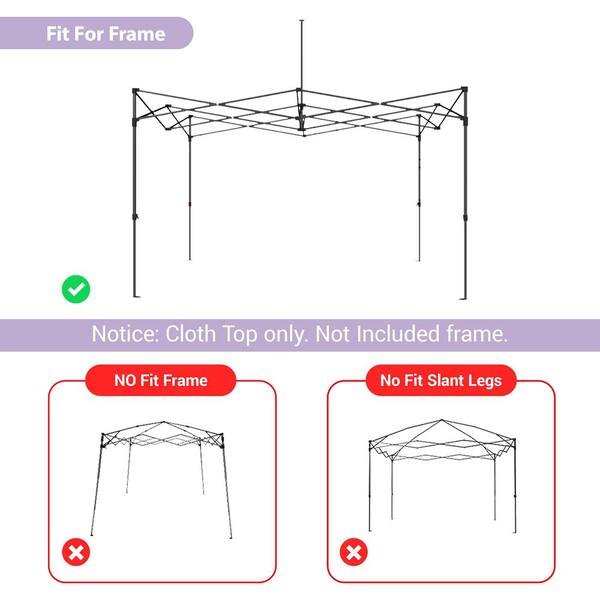 fromTOP 即購入okl Tradesparker USA Pop Up 8 ft. x 12 ft. Replacement Canopy