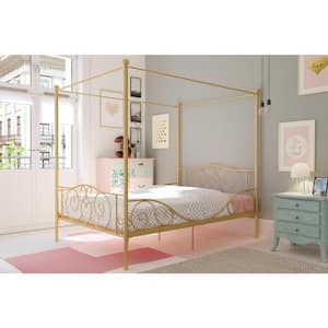 Capri Gold Full Size Metal Bed