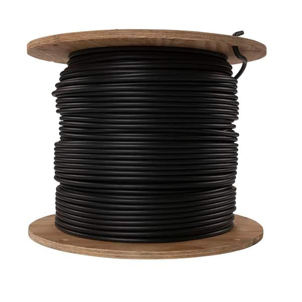 Southwire 1000 ft. 1/1 Black Stranded AL USE Cable