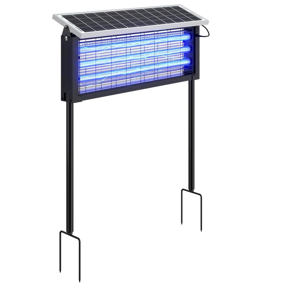 30-Watt Bug Zapper Electronic Outdoor Indoor Insect Pest Mosquito Fly Repellent with Solar Panel for Patio & Home, 26in. price history on PriceWatchPro