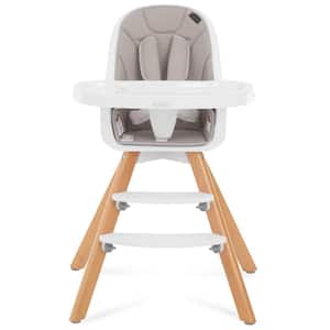 Zoodle Light Gray Modern 3-in-1 Highchair