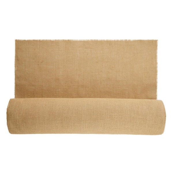 Burlap Fabric Roll 40 in. x 150 ft. and 50 x 50 High Density Wide Natural Burlap Fabric Rolls Jute Burlap Tree Accessory