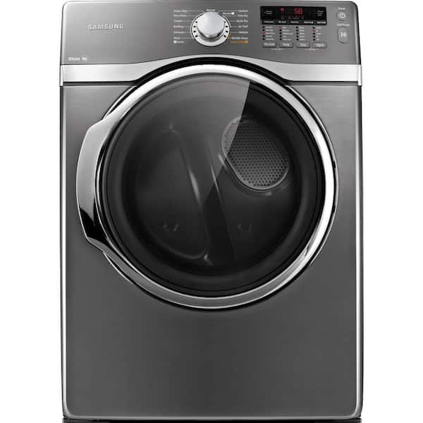 Samsung 7.4 cu. ft. Gas Dryer with Steam in Platinum-DISCONTINUED