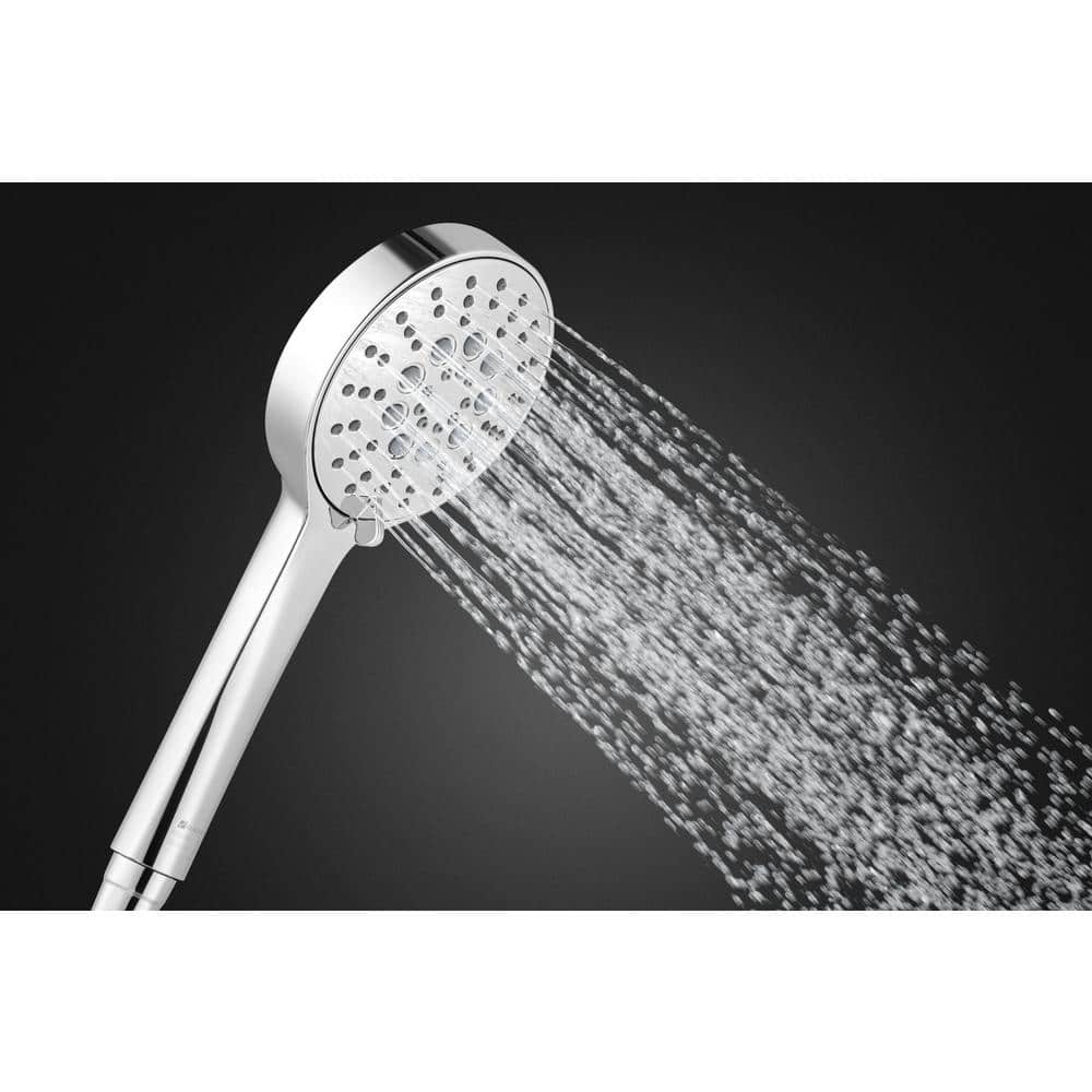 Chrome 6-Spray Handheld Showerhead with Pause Feature