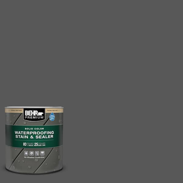 BEHR PREMIUM 1 qt. #PPU24-22 Shadow Mountain Solid Color Waterproofing Exterior Wood Stain and Sealer