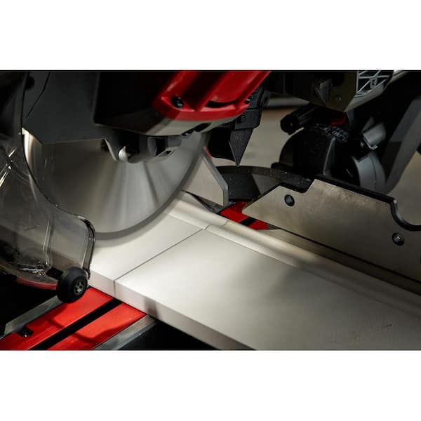Milwaukee - M18 FUEL 18V Lithium-Ion Brushless Cordless 7-1/4 in. Dual Bevel Sliding Compound Miter Saw Kit with Extra Blade