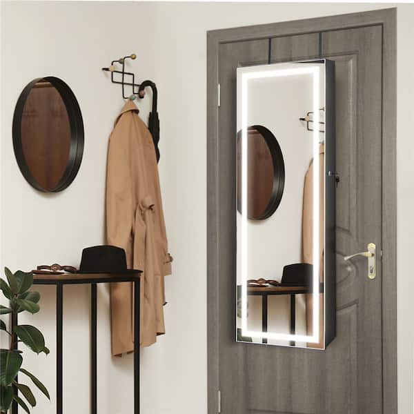 Wall & Door Mirror Jewelry organizer retailer LED