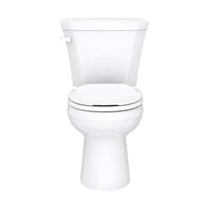 Viper Two-Piece 1.28 GPF Gravity Fed Round Front Toilet in White with Slow Close Seat