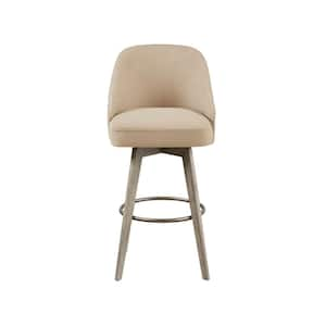 Walsh 30 in. Sand Wood Bar Stool