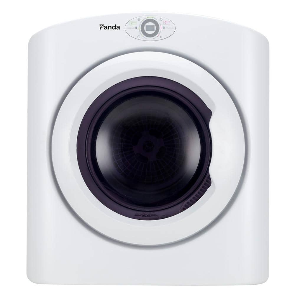 Panda 2.6 cu.ft. 120-Volt White Compact Portable Electric Laundry Dryer, Sensor Dryer