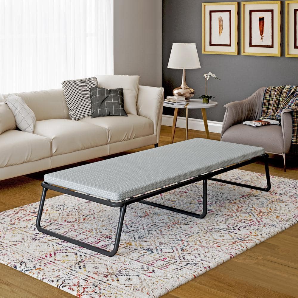 Simmons Beautysleep Folding Guest Bed with Memory Foam Mattress