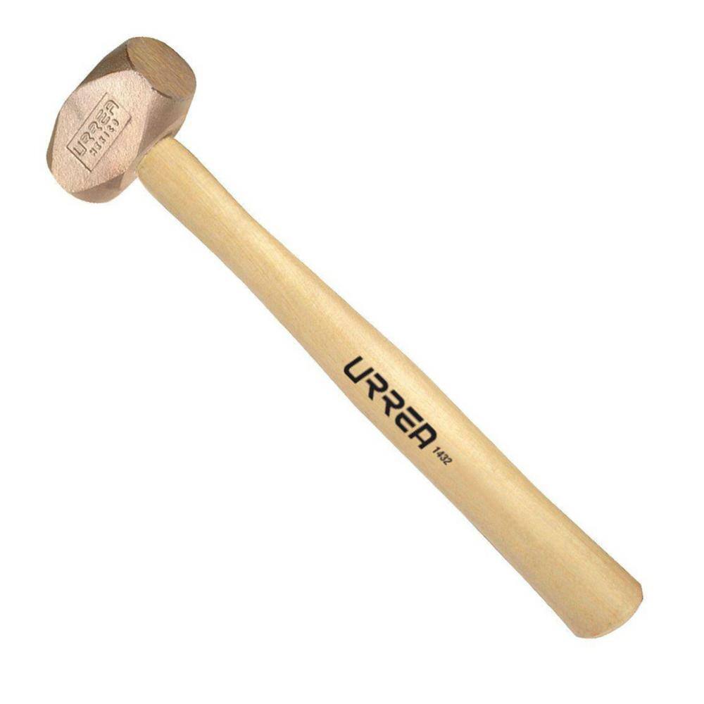 thumbnail interactive-video image 1 of Groz 2-1/2 Lb Nonsparking Brass Hammer – Safe For Hazardous Environments 1 of 4