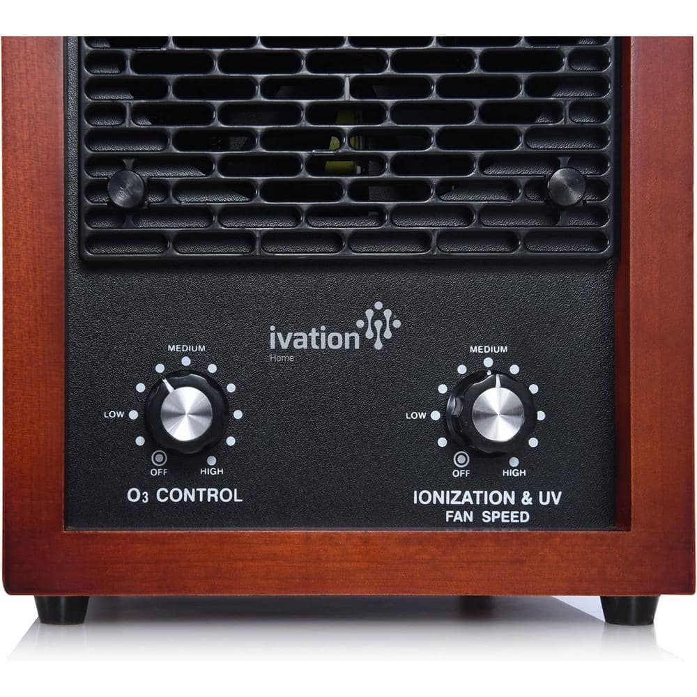 Ivation Cherry Wood HEPA Air Purifier with Ozone Generator