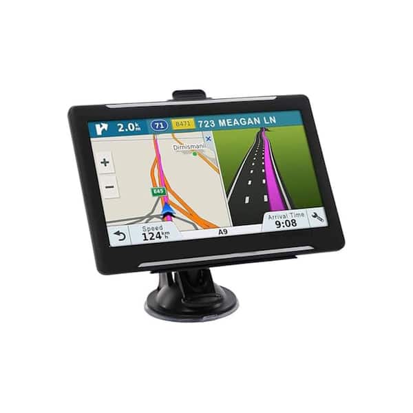 7-inch Touch Screen GPS Navigator with Real Voice Prompts and Speed Limit Warnings