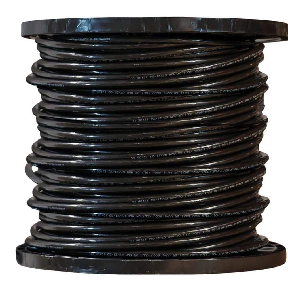 Marmon Home Improvement 500 ft. 6 Gauge Black Stranded Copper THHN Wire  112-4201J (500', Black) - Jefferson City, TN - Leeper Hardware