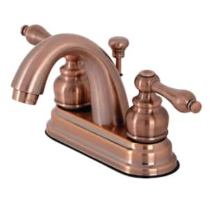 Restoration 4 in. Centerset 2-Handle Bathroom Faucet in Antique Copper