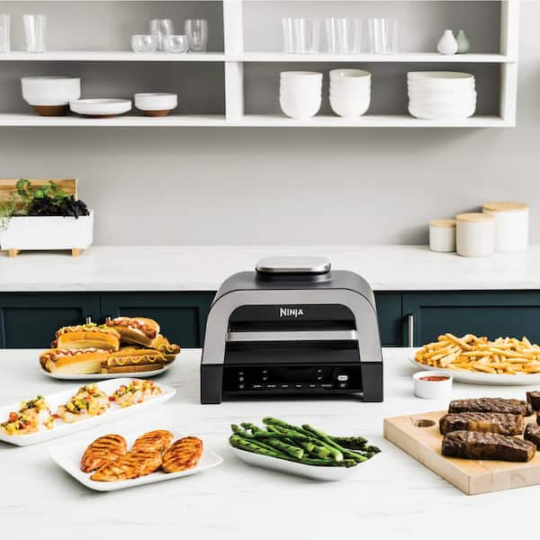 Ninja Foodi Smart XL 6-in-1 Grill & Air Fryer 12-in L x 9-in W Non-stick  Residential in the Indoor Grills department at