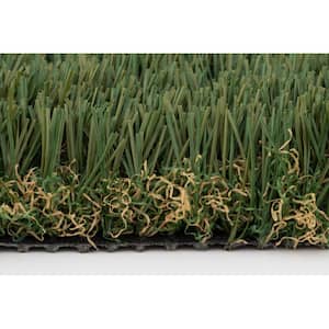 80 oz. Evolution 15 ft. Wide x Cut to Length Dark Field Olive Artificial Grass