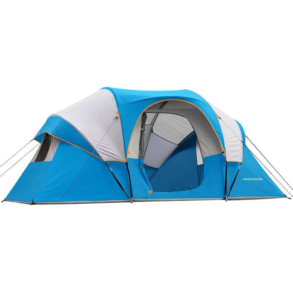 13.97 ft. x 6.13 ft. 10 Person Camping Tent Portable Easy Set Up Family Ten