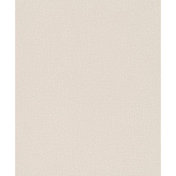 Unbranded Kumano Collection Cream Textured Weave Matte Finish Non-Pasted Vinyl on Non-Woven Wallpaper Sample