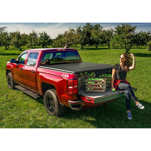 Tailgate 5' 7 Bed Fits 2019-2021 Dodge Ram w/Rambox 67.4 Split 92424 w/ and w/o Multi-Function extang Trifecta 2.0 Soft Folding Truck Bed Tonneau Cover 