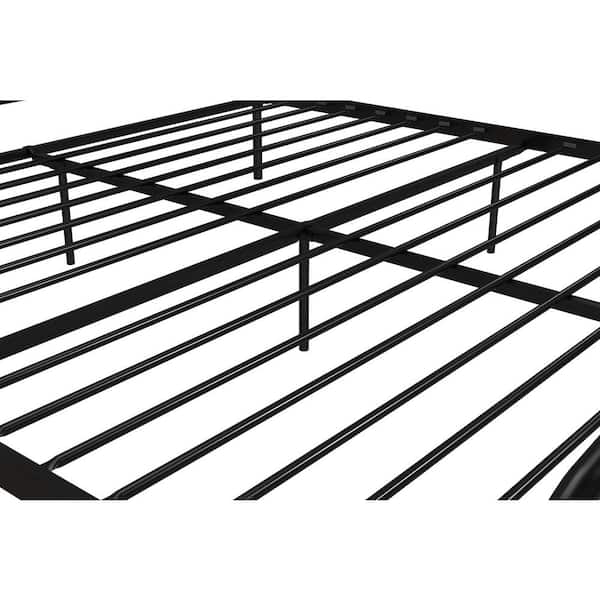 Novogratz Bushwick Black King Metal Bed 4044049N - The Home