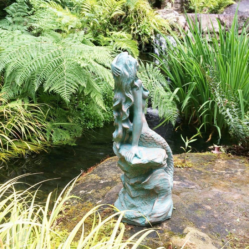 HomeStyles Life's a Beach Sexy Mermaid on Coastal Rock Statue