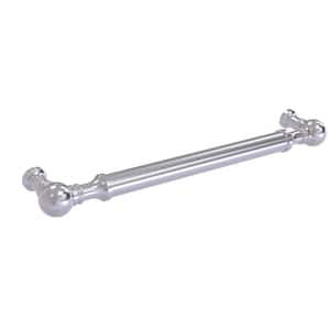 8 in. Center-to-Center Door Pull in Satin Chrome