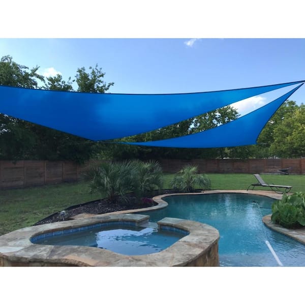 190 GSM Grey Right Triangle Sun Shade Sail Screen Canopy, Outdoor Patio and Pergola Cover
