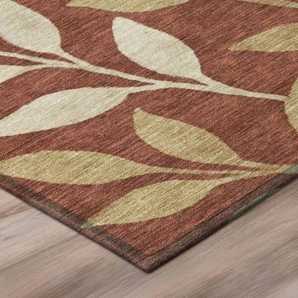 Chantille Machine Washable Indoor/Outdoor Abstract ACN3033 Garnet 2 ft. x 3 ft. Accent Rug