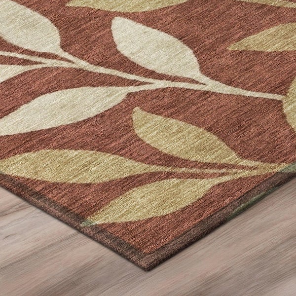 Chantille Machine Washable Indoor/Outdoor Abstract ACN3033 Garnet 3 ft. x 4 ft. Area Rug