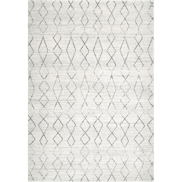 nuLOOM Dede Moroccan Beige 5 ft. x 8 ft. Area Rug