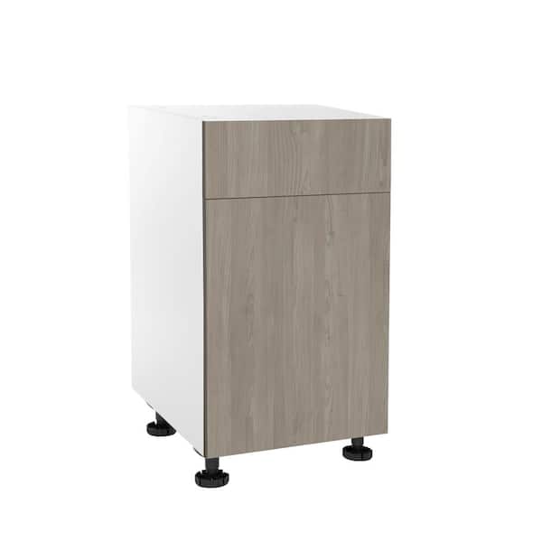 Cambridge Quick Assemble Modern Style, Grey Nordic 24 in. Vanity Sink Base Cabinet, 1 Drawer (24 in. W x 21 in. D x 34.50 in H)