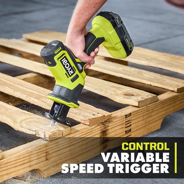RYOBI ONE+ 18V Cordless One-Handed Reciprocating Saw (Tool Only