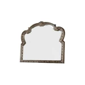 48 in. W x 41 in. H Wood Beige Wood Dresser Mirror