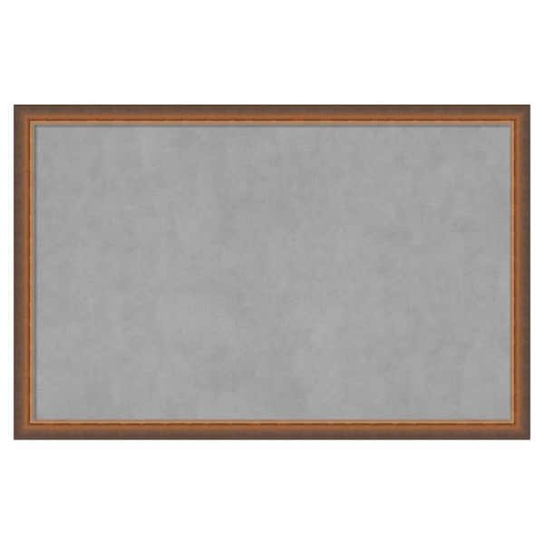 Amanti Art Two Tone Bronze Copper 34 in. x 22 in. Framed Magnetic Board