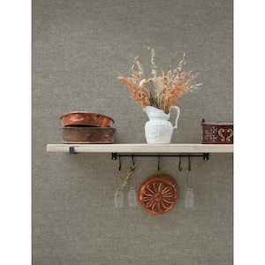 Chambray Grey Pre-Pasted Non-Woven Wallpaper