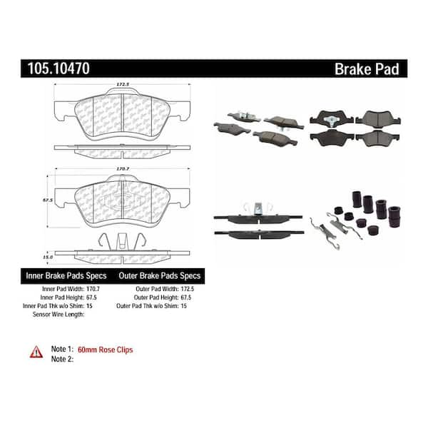 Centric Parts Disc Brake Pad Set