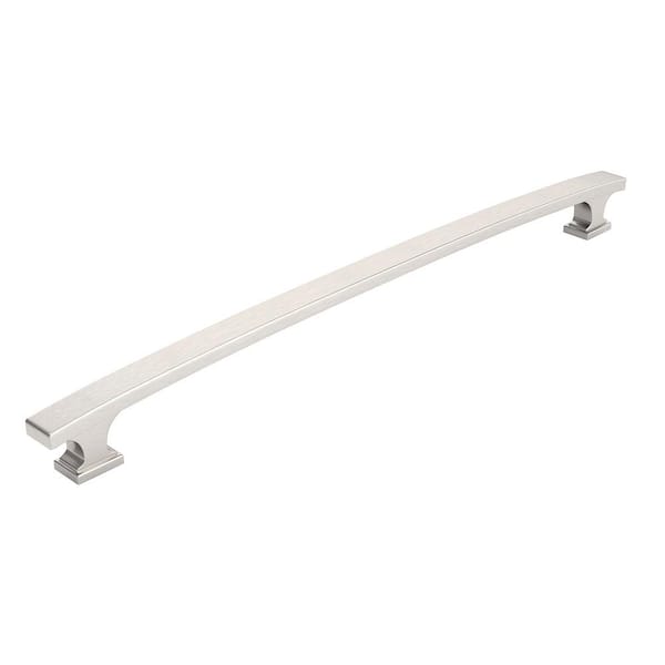 Rimouski Collection 12 5/8 in. (320 mm) Vintage Brushed Nickel Rectangular Cabinet Bar Pull