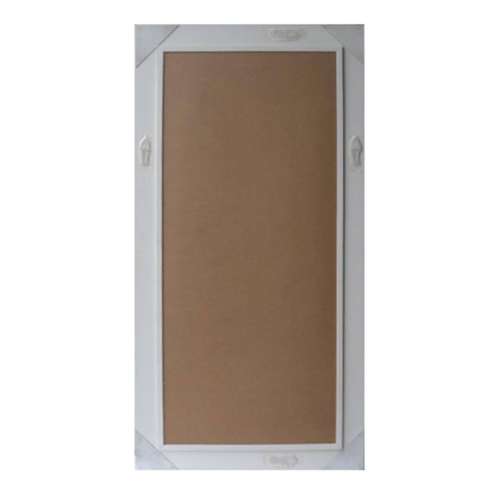 Oversized Dark Brown Wood Framed Full Length Mirror