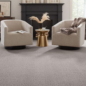 Chester  - Antiqued Silver - Gray 40 oz. Triexta Pattern Installed Carpet