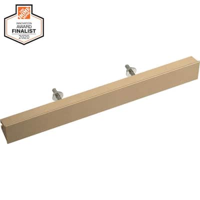 Inclination 2 in. to 8-13/16 in. (51 mm to 224 mm) Champagne Bronze Adjustable Drawer Pull