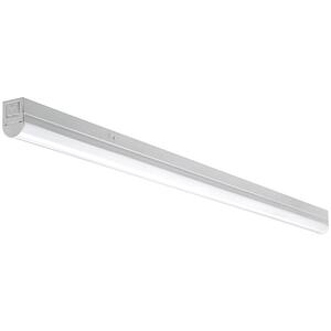 4 ft. 32-Watt Equivalent Color Selectable Linkable Plug-in Hardwire Integrated LED White Strip Light Fixture 1800 Lumens