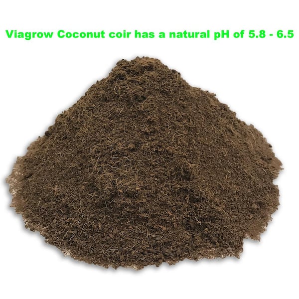 Viagrow 1.5 cu. ft. Coco Coir Fluffed Coconut Pith Fiber Soilless Grow Media Bag Viagrow 1.5 cu. ft. Coco Coir Fluffed Coconut Pith Fiber Soilless Grow Media Bag
