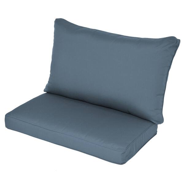 Unbranded Sauntera Sunbrella Canvas Sapphire Replacement Outdoor Lounge Chair Cushion