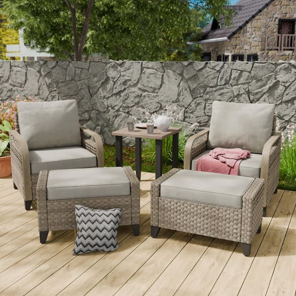 Bay garden 5 piece conversation set sale