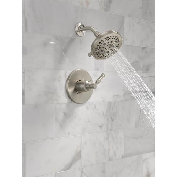 Lorna Single Handle 5-Spray Shower Faucet 1.75 GPM with Pressure Balance in Spotshield Brushed Nickel
