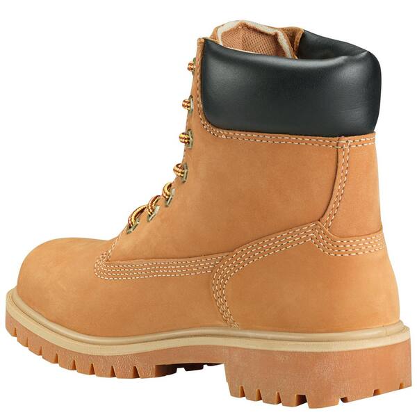 PRO Women's Direct Attach 6'' Work - Steel Toe - Wheat Size 9.5(M) - The Home Depot